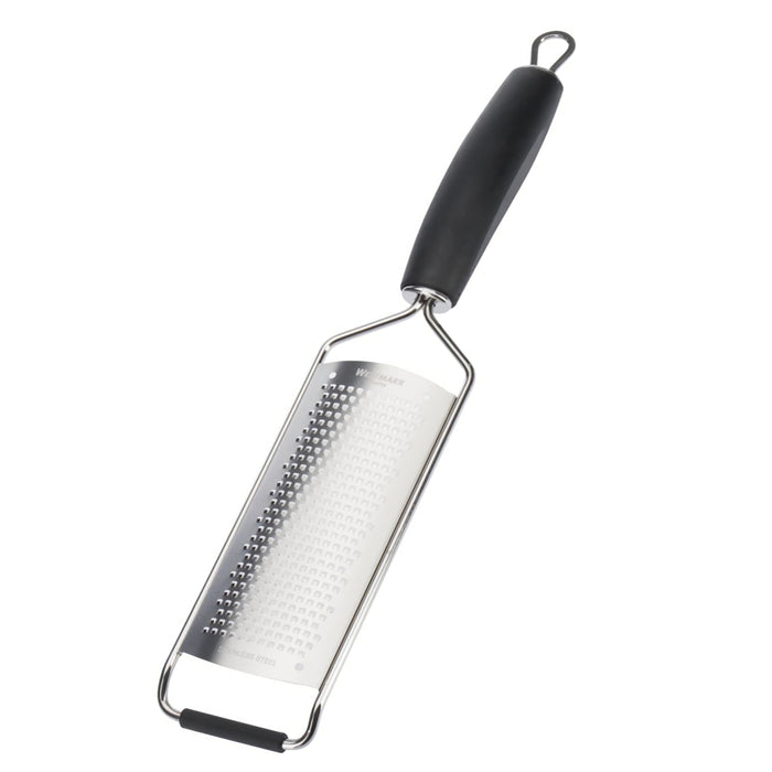 Westmark mikroteräraastin 32 cm, hieno terä, ergonominen kahva ja ripustuskoukku, tehokas ja kestävä raastin keittiöön.