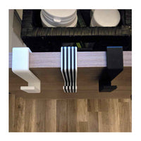 Ripustin 2kpl Siirrettävä - Siirrettävät ripustinkoukut kaapin oven reunassa, monivärinen valikoima, suomalainen ekologinen valmistus