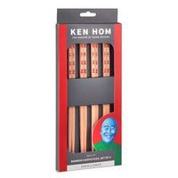 Ken Hom Syömäpuikot bambua 4 paria lahjap.