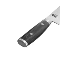 Yaxell Ran Santoku veitsen kahva, lähikuva