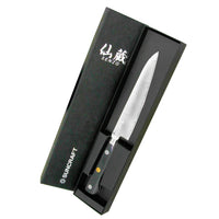 Suncraft Senzo Pro Vihannesveitsi 13,5 cm lahjapakkauksessa, täydellinen premium-veitsi keittiöön tai lahjaksi.