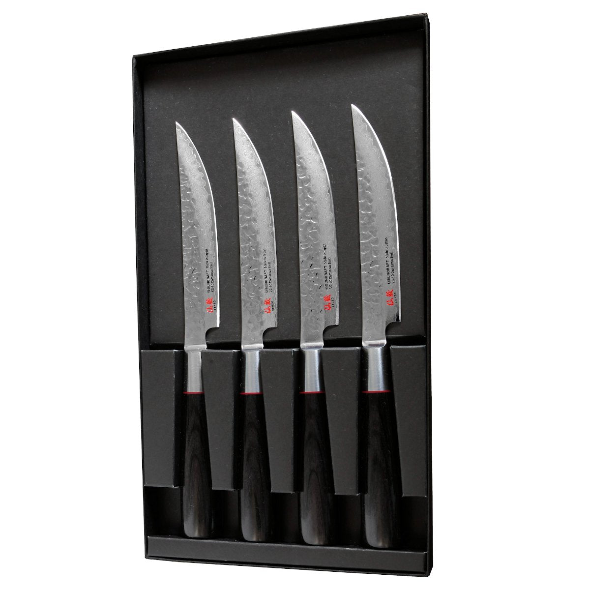 Osta Suncraft Senzo Damascus pihviveitsisarja – Laadukkaat veitset tyylikkäässä lahjapakkauksessa, täydellinen lahja keittiöharrastajalle