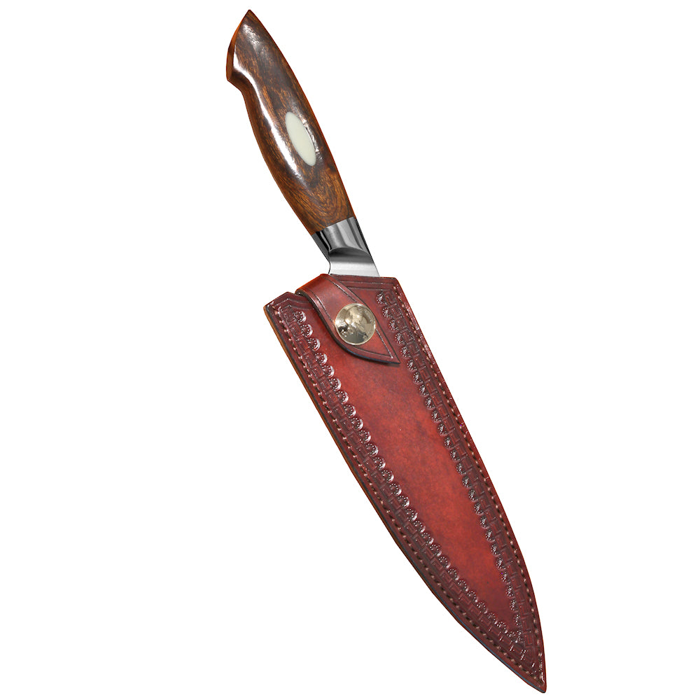 Xinzuo Teräsuoja Kokkiveitselle, Nahkaa