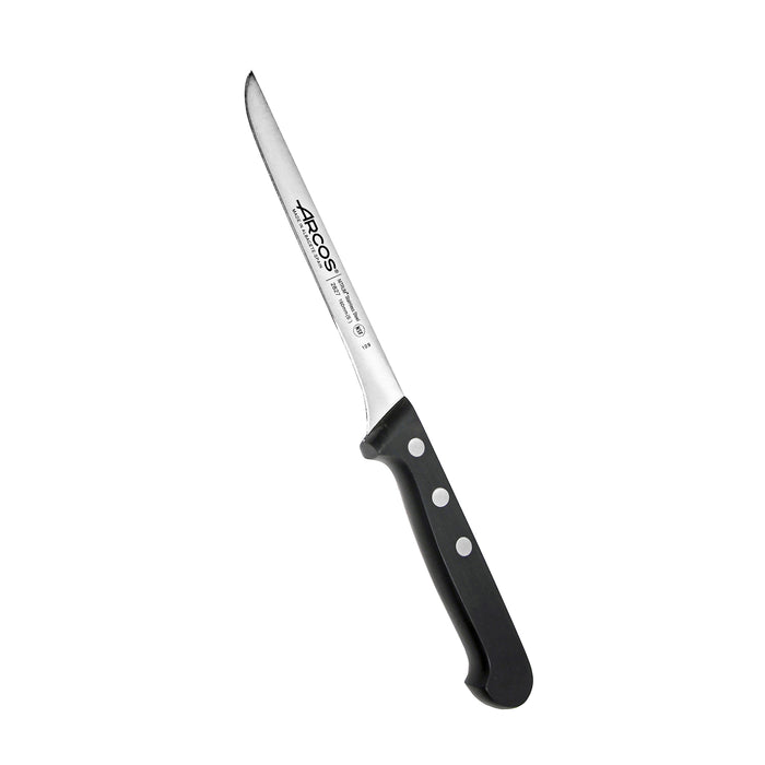 Arcos Fileointiveitsi 16 cm - Taipuisa ja kapea Nitrum-terä, ergonominen kahva, ihanteellinen kalojen tarkkaan fileointiin keittiössä.