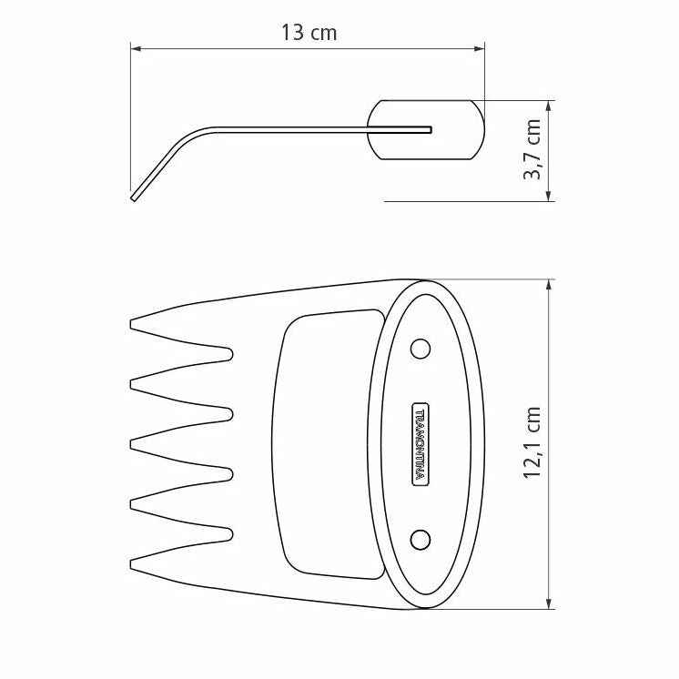Tramontina Lihakynsi mitat ja piirros