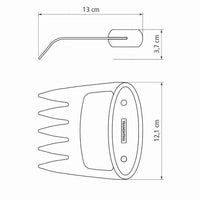 Tramontina Lihakynsi mitat ja piirros