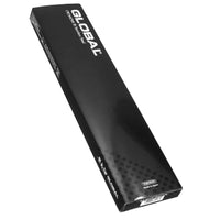 Global Classic G-2 kokkiveitsen musta lahjapakkaus, CROMOVA18-teräksen pakkaus.