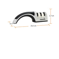Chef's Choice ProntoPro hahloteroitin mittoineen: 23,5 cm pitkä, 6 cm leveä ja 5,7 cm korkea, kompakti keittiöväline