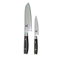 Yaxell Ran Santoku veitsisetti, kaksi veistä