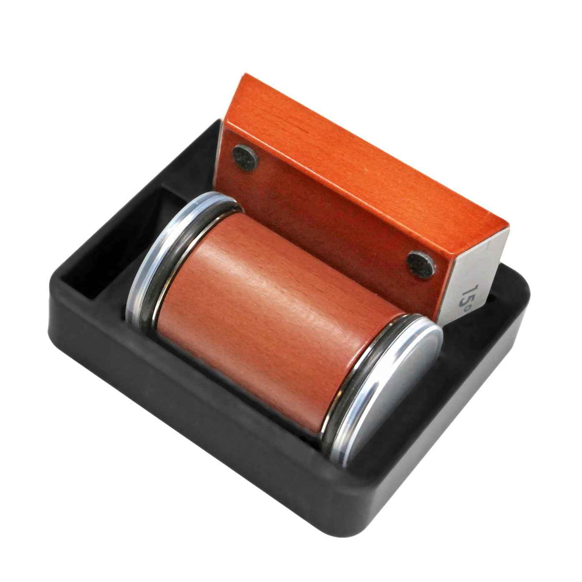 Veitsenteroitin 400/1000 Grit | Kätevä Teline sisältää rullateroittimen ja 3D-tulostetun säilytystelineen. Täydellinen keittiövaruste veitsien teroitukseen.