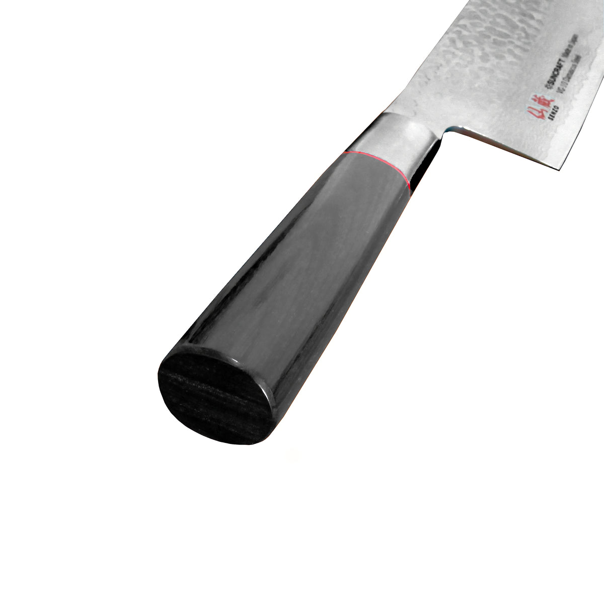 Suncraft Senzo Damascus Mini Kokkiveitsi 10 cm - Huippulaatua, ergonominen pakkapuukahva takaa tukevan otteen ja miellyttävän käyttökokemuksen.