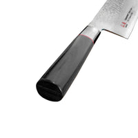 Suncraft Senzo Damascus Mini Kokkiveitsi 10 cm - Huippulaatua, ergonominen pakkapuukahva takaa tukevan otteen ja miellyttävän käyttökokemuksen.