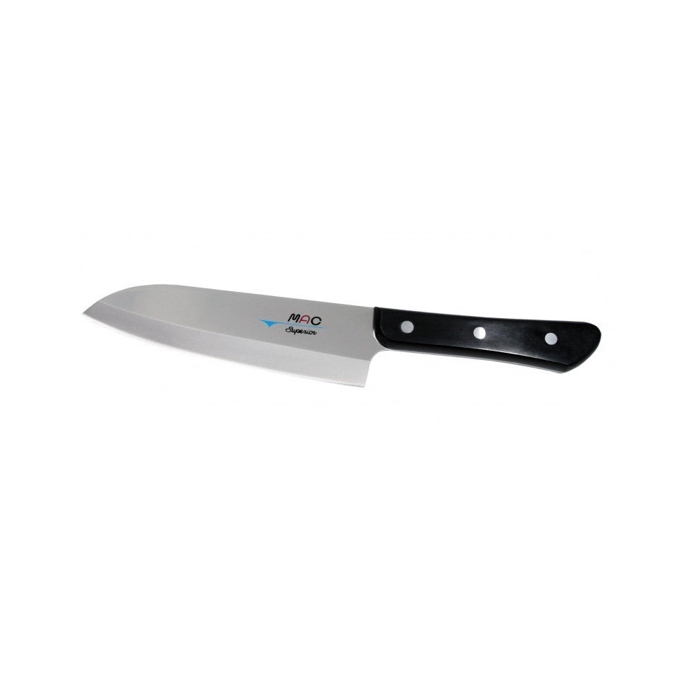 MAC Superior santoku SK-65 17 cm santoku-veitsi, musta kahva