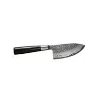 Suncraft Senzo Damascus Mini Kokkiveitsi 10 cm - Huippulaatua, tarkasti viimeistelty damascusterä ja kompakti koko sopivat täydellisesti keittiön monikäyttöveitseksi.