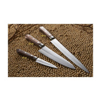 Suncraft SENZO Clad veitsisarja esillä siemenpedillä, AS-06 kuorintaveitsi erottuu kompaktilla koollaan ja tarkkuudellaan.