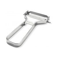 Ruostumattomasta teräksestä valmistettu Samura Skinner Julienne Kuorija, konepesunkestävä ja kestävä keittiöväline vihannesten kuorimiseen.