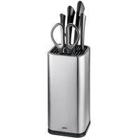 Gefu INSIEM Veitsitukki - Monitoiminen veitsitukki veitsien ja saksien säilytykseen, moderni muotoilu ja helppo puhdistaa.
