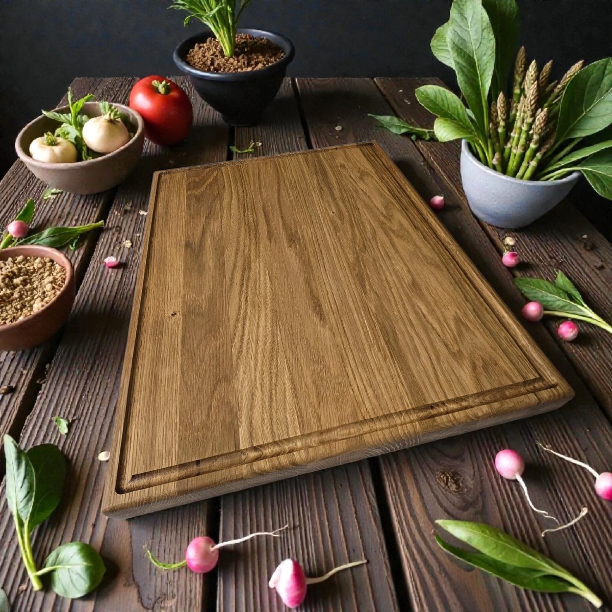 HAH Skärbräda Ek, 45 x 35 x 3 cm