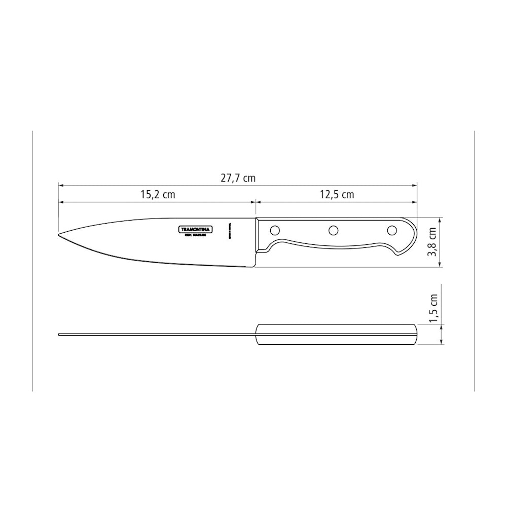 Tramontina Polywood Kokkiveitsi, 15 cm