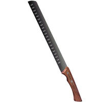 Tramontina Black Slicing Knife Scalloped, 30.5 cm