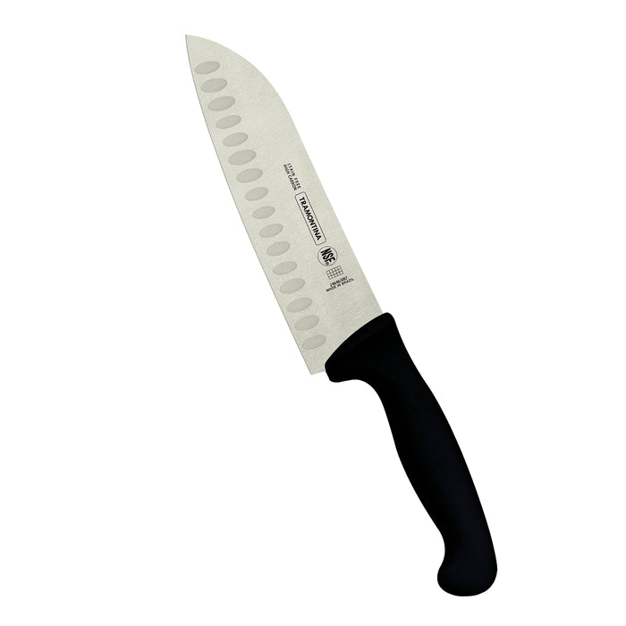 Tramontina Professional Santoku Knife Scalloped , 17.5 cm