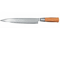 Suncraft Senzo Damascus Twisted Octagon Sashimi Knife 21 cm