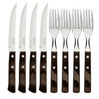 Tramontina Barbecue Steak Cutlery Set Polywood, 8 parts