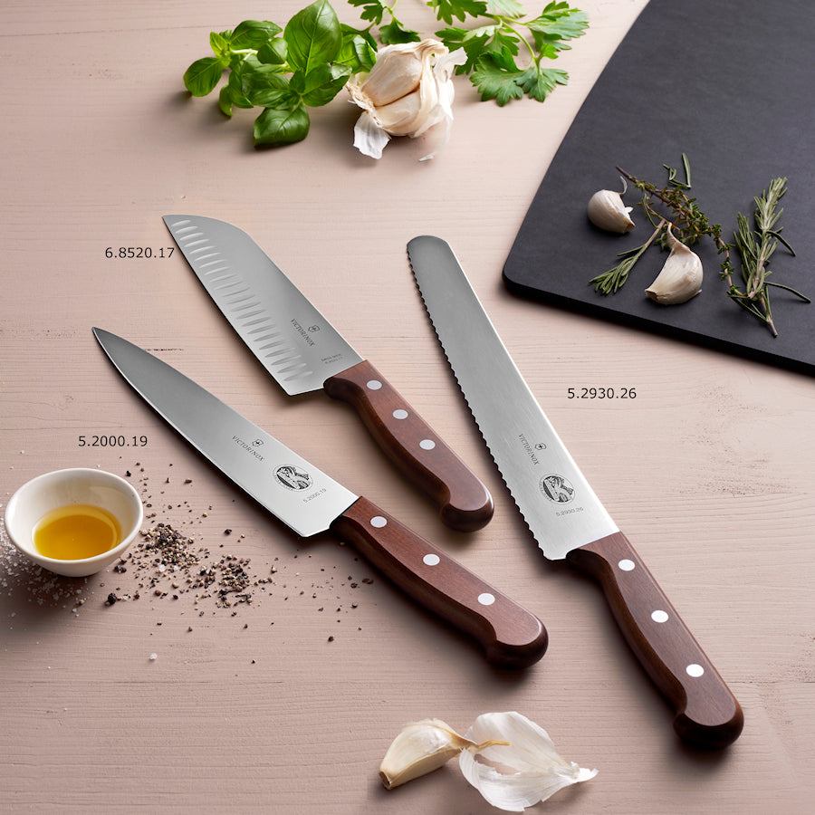 Victorinox Pastry Knife Serrated, 26 cm Wood Handle
