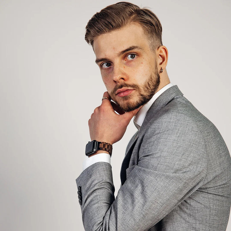 Apple Watch -ranneke, pähkinäpuu