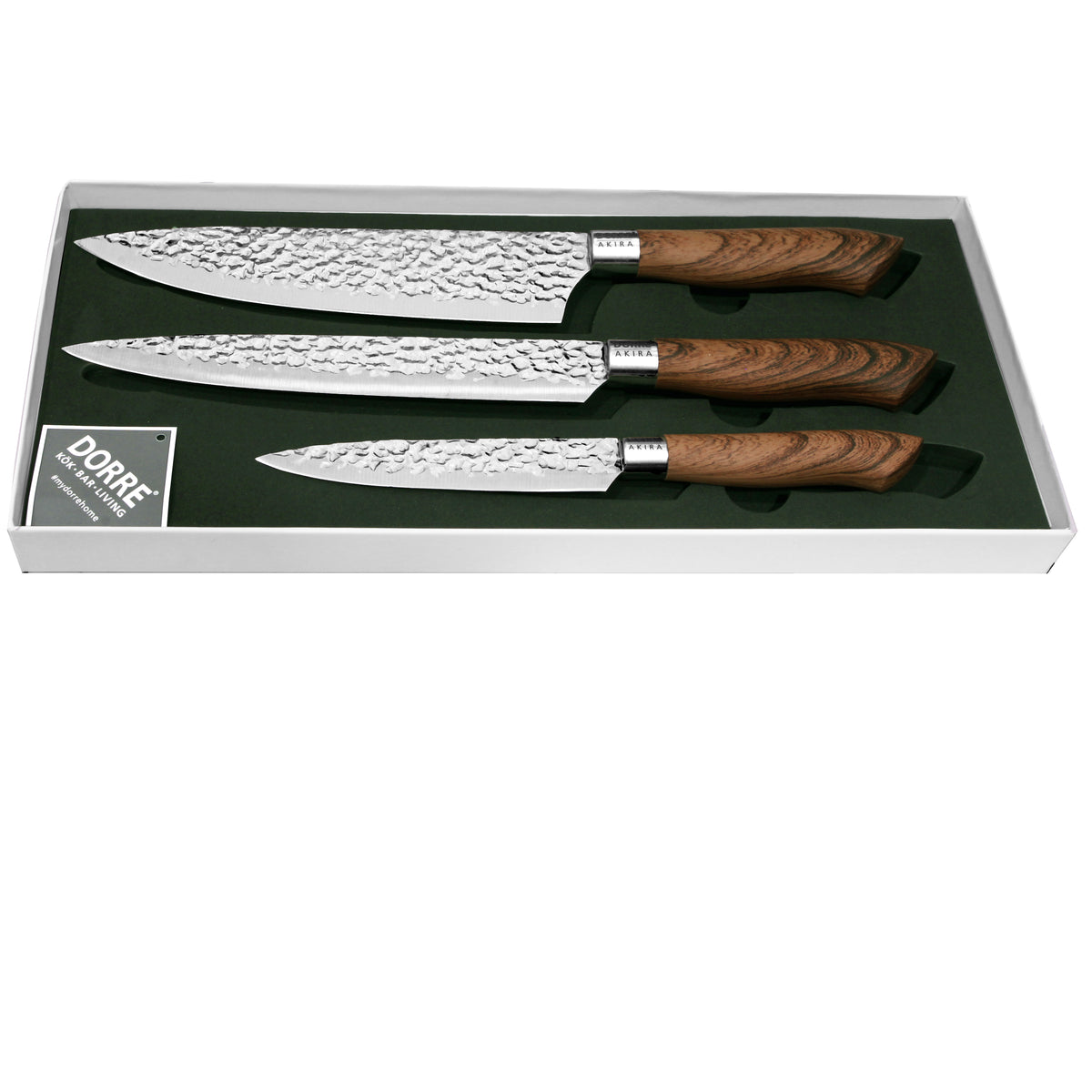 Dorre Akira Knife Set, 3 pieces