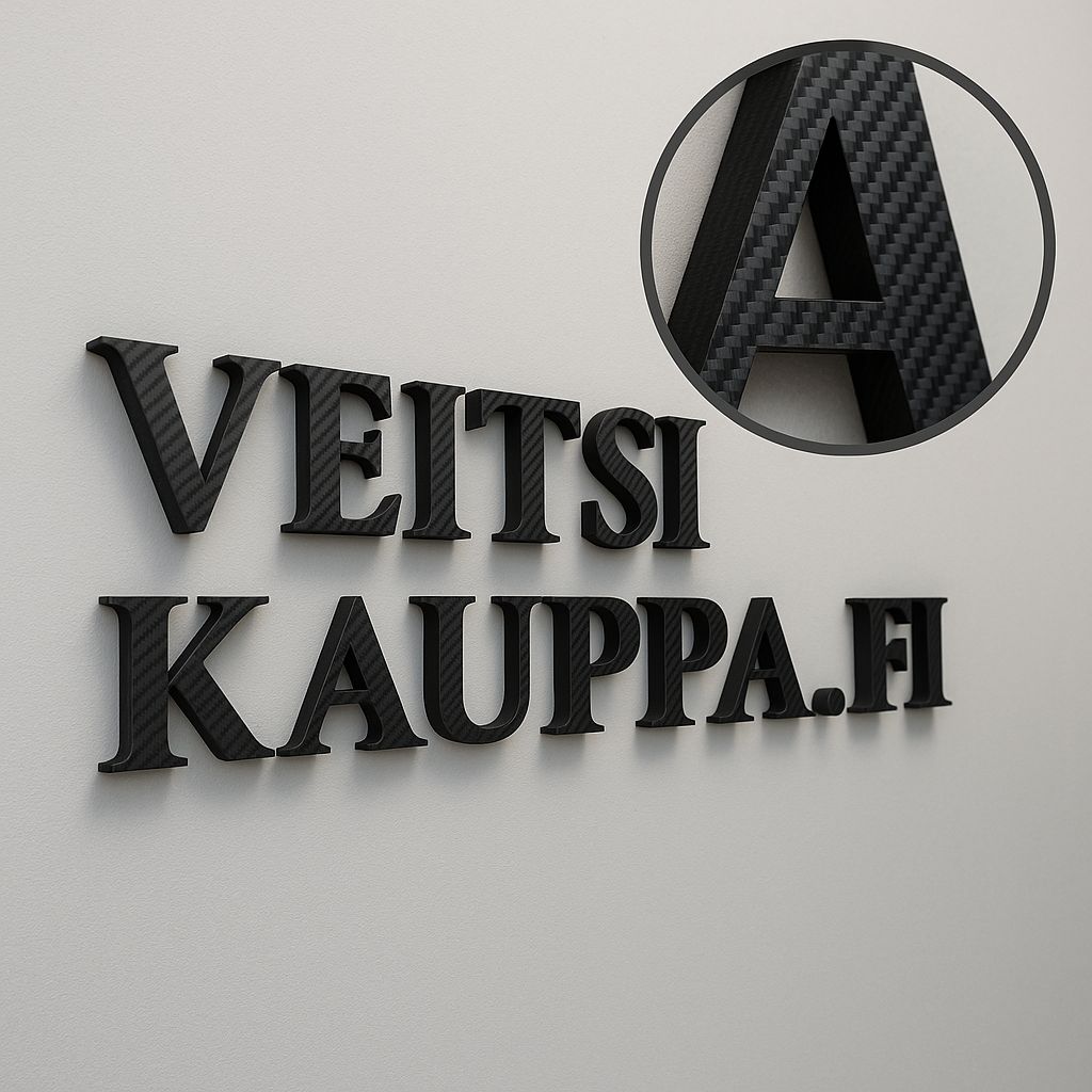 3D-Kirjain seinälle – Cinzel-tyyli (4 eri kokoa)