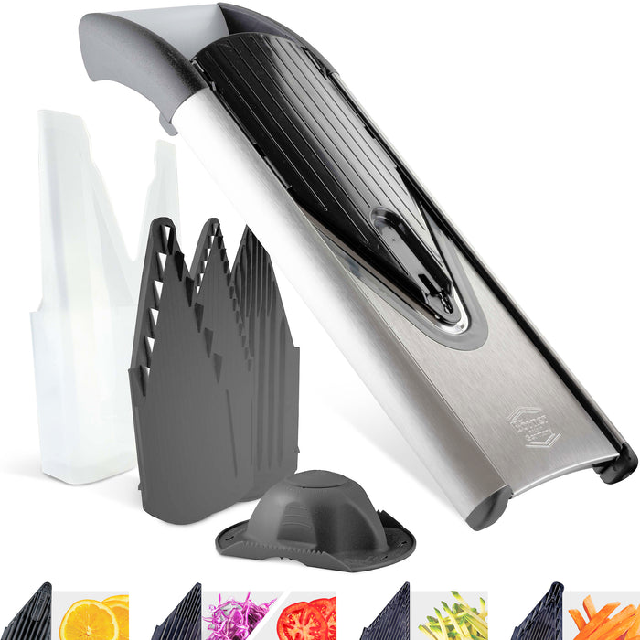 Börner V6 ExclusiveLine Stainless Steel Slicer with Multibox