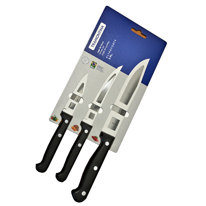 Tramontina Ultracorte Veitsisetti, 3 osaa