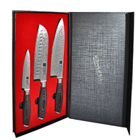 Xinzuo Ya Damascus Veitsisetti, 3 osaa