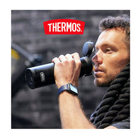 Thermos Ultralight Juomapullo 7,5 dl, musta kaiverruksella