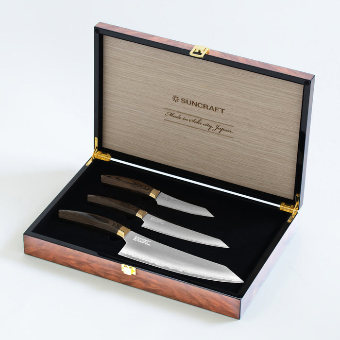 Suncraft Senzo Elegancia Knife Set, 3 knives