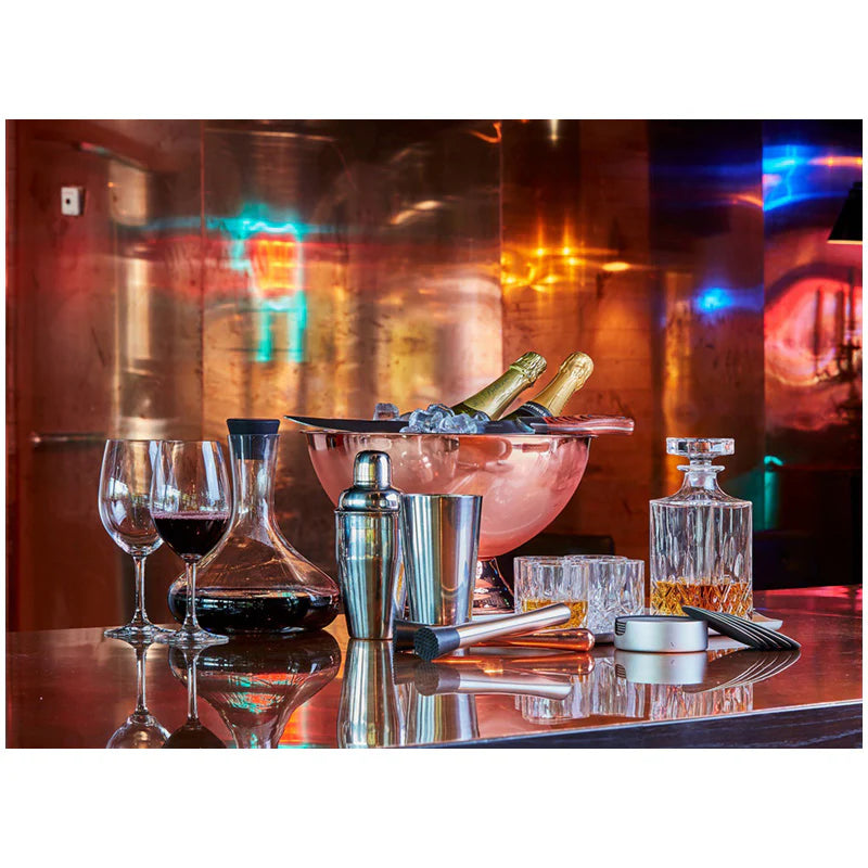 Dorre Viskisetti, Karahvissa Kaiverrus ja Lasit, Kristallilasia, 7 osaa