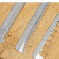 Benriner suilaterät 1 mm, 3 mm ja 6 mm-