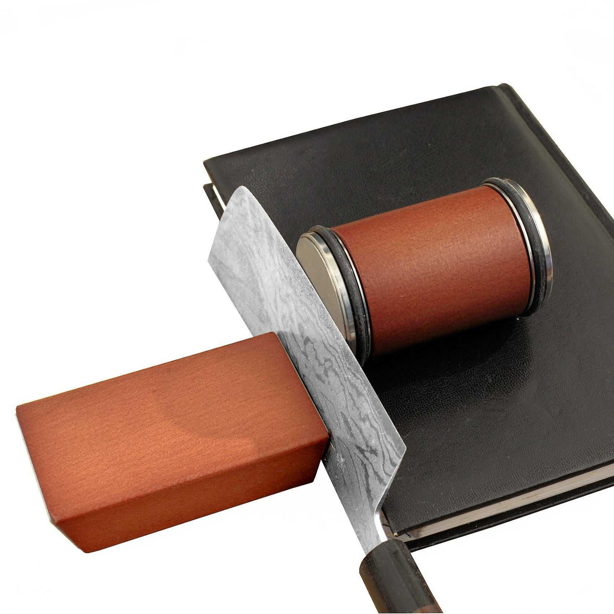 Knife Sharpener Set Grit 400/ 2 pcs 1000/3000 Discs and Stand Duo, 5 parts