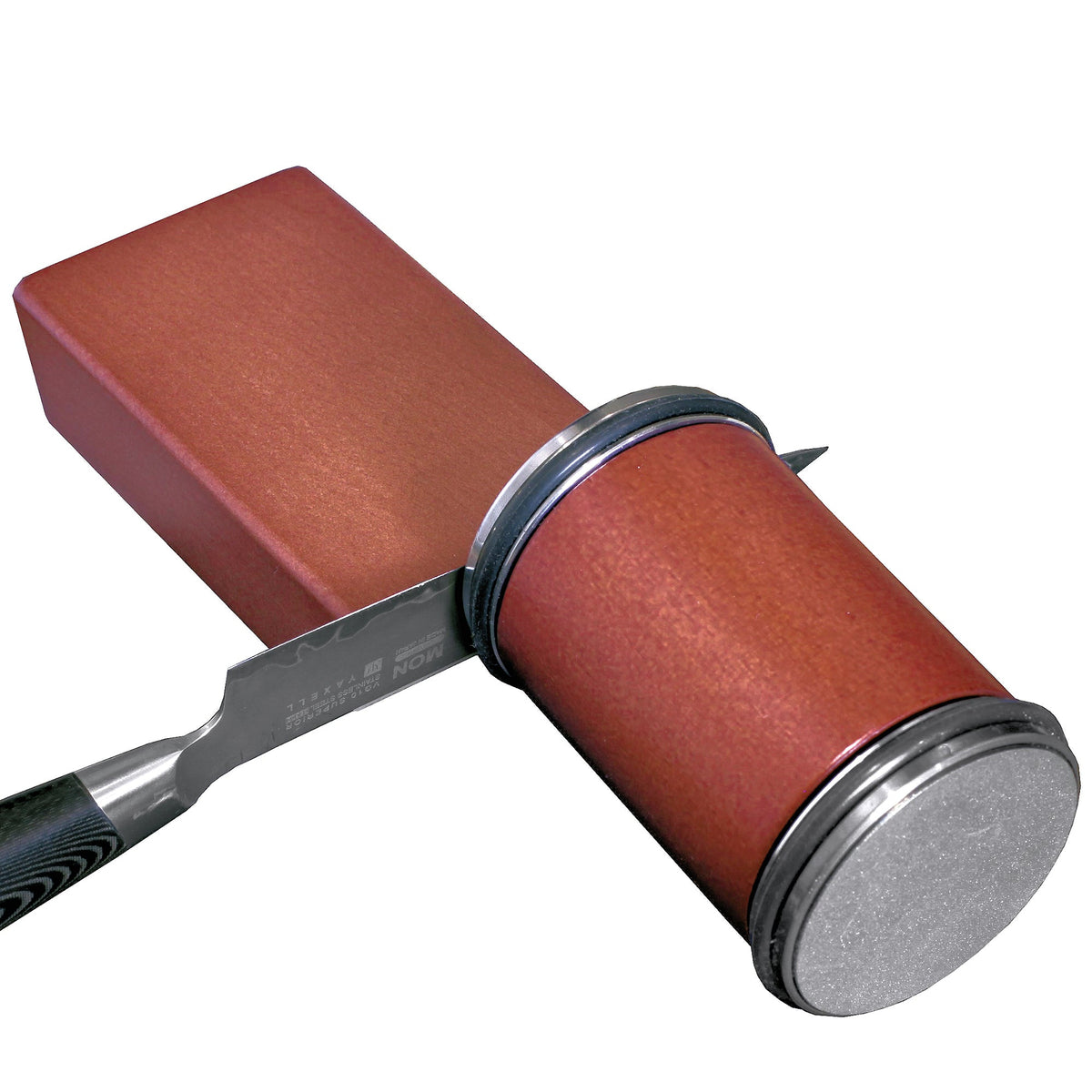 Knife Sharpener Set Grit 400/ 2 pcs 1000/3000 Discs and Stand Duo, 5 parts