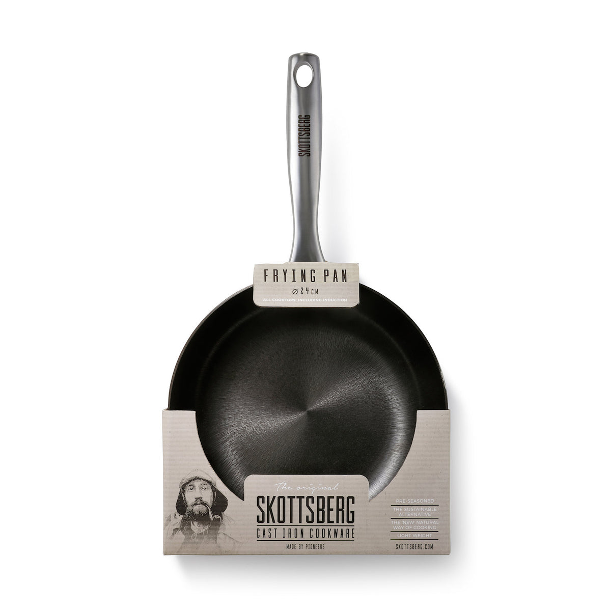 Skottsberg Kevyt Valurautapannu, 24 cm