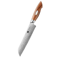 Xinzuo Jiang Damascus Leipäveitsi, 21 cm
