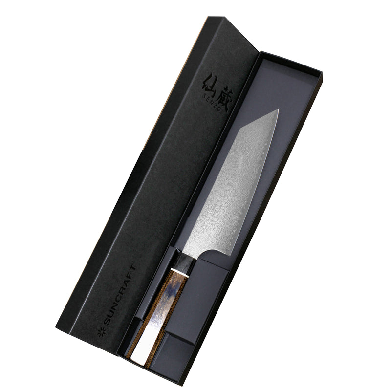 Suncraft Senzo Black Bunka Knife, 16,5 cm