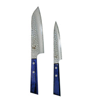 Yaxell Blue Breeze Set Santoku and Vegetable Knife, 2 pieces