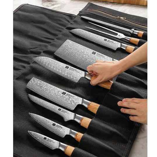 Xinzuo Veitsilaukku Olkahihnalla, 12 veitsipaikkaa