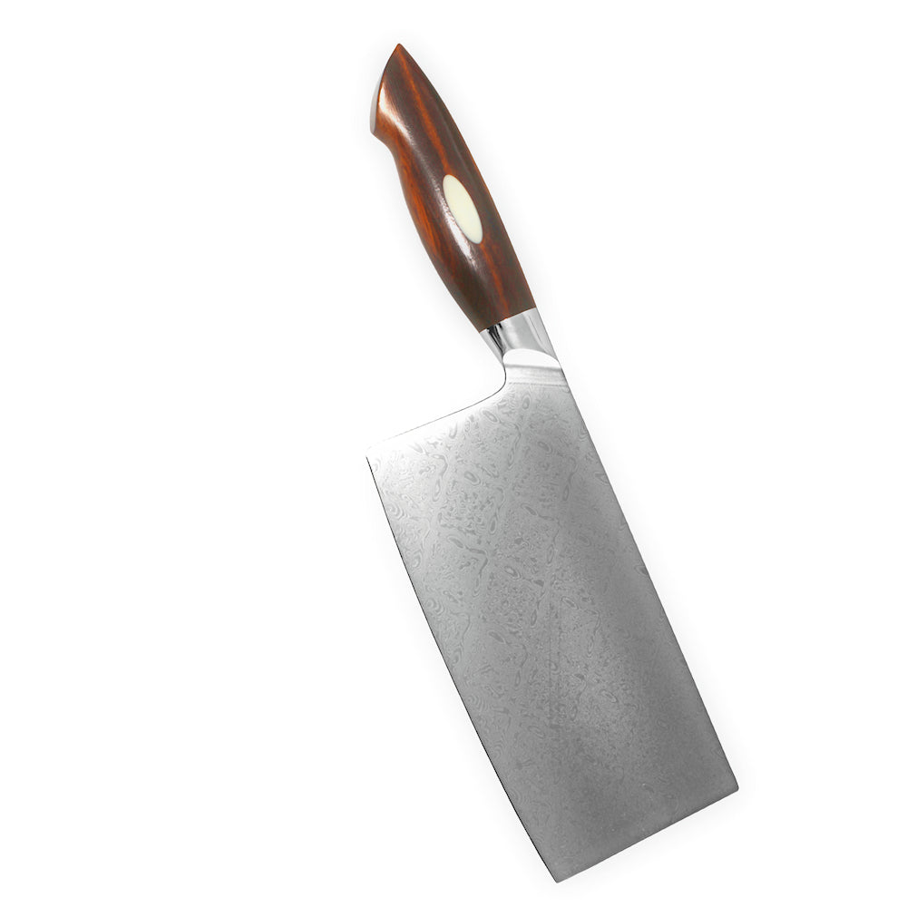 Xinzuo Jiang Damascus Kiinalainen Kokkiveitsi, 18 cm