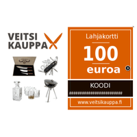 Veitsikauppa lahjakortti 100 euroa, monitoimityökalu