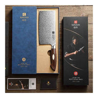 Xinzuo Jiang Damascus Kiinalainen Kokkiveitsi, 18 cm