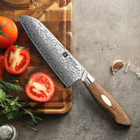 Xinzuo Jiang Damascus Santoku, 18 cm