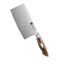 Xinzuo Jiang Damascus Kiinalainen Kokkiveitsi, 18 cm